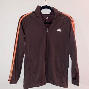 Adidas women’s track suit brown/pink